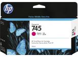 Hp 745 130 Ml Designjet Magenta Ink Cartridge Cartuccia D'inchiostro 1 Pz Originale Resa Standard