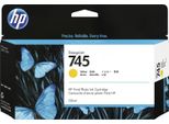 Hp 745 130 Ml Designjet Yellow Ink Cartridge Cartuccia D'inchiostro 1 Pz Originale Resa Standard