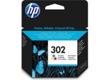 Hp 302 Tri Color Original Ink Cartridge Cartuccia D'inchiostro 1 Pz Resa Standard Ciano Magenta Giallo