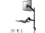 Neomounts By Newstar FPMA-D500KEYB Neomounts By Newstar Monitor-Maus-Tastatur-Halterung FPMA-D500KEYB Schwarz, Tischklemme
