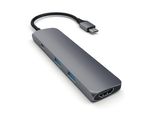 Satechi ST-CMAM Replicatore Di Porte E Docking Station Per Laptop Usb 3.2 Gen 1 (3.1 Gen 1) Type-C Grigio