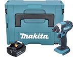 Makita Dtd 152 F1J Avvitatore Ad Impulsi A Batteria 18V In Valigetta Makpac + 1X Batteria Bl 1830 3,0 Ah - Senza Caricatore