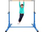 Barra Orizzontale Per Ginnastica Costway, Barra Orizzontale Per Ginnastica Regolabile In Altezza, Barra Orizzontale, Sistema Di Barre Orizzontali, Attrezzatura Per L'allenamento, Barra Per Esercizi Al Chiuso, Allenamento Domestico Blu