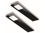Lampada Led Sottopensile Da Cucina Key Panel, Set Di Luci 2X5 W Dimmerabile