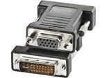 Nilox CRO12033105 Adattatore Per Inversione Del Genere Dei Cavi DVI-I Vga Nero