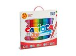 Carioca Joy Marcatore Fine Multicolore 60 Pz