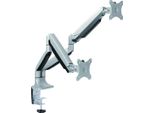 Value 17.99.1147 Supporto Da Tavolo Per Tv A Schermo Piatto Scrivania Nero, Grigio
