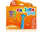 Carioca Teddy Marker 1+ Marcatore Extra Grassetto Multicolore 6 Pz