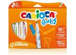Carioca Marker 2+ Marcatore Extra Grassetto Multicolore 12 Pz