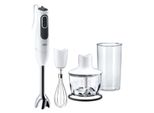 Braun Mq 3135 Wh Sauce - Frullatore A Immersione - Nero - Bianco - Frullare - Tritare - Frullare - 0,5 L - Manopole - Comando Rotante - 0,5 L