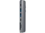 Satechi ST-CMBPM Replicatore Di Porte E Docking Station Per Laptop Usb 3.2 Gen 1 (3.1 Gen 1) Type-C Grigio