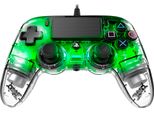 Nacon Nacon PS4OFCPADCLGREEN Controller Di Gioco Verde, Gamepad Usb Trasparente Analogico/Digitale Pc, Playstation 4