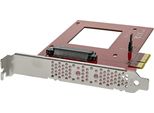 Startech.Com Scheda Adattatore Pci Express Ad U.2 Nvme Ssd - SFF-8639 Da 2,5" Pcie 3.0 X4"