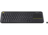 Logitech K400 Plus Tv Tastiera Rf Wireless Azerty Francese Nero