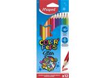 Maped 183212 Nero, Blu, Marrone, Verde, Azzurro, Verde Chiaro, Arancione, Rosa, Rosso, Giallo 48 Pz