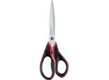 Maped 499210 Forbici Da Cancelleria Universale Taglio A Zig Zag Nero, Rosso, Argento