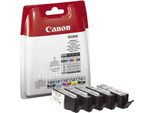 Canon PGI-580 PGBK/CLI-581 Cmybk Multipack - Confezione Da 5 Pezzi - Nero, Giallo, Ciano, Magenta - Originale - Blister - T
