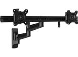 Startech.Com Armdualwall Supporto Da Tavolo Per Tv A Schermo Piatto 61 Cm (24") Nero"