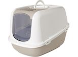 Lettiera Per Gatti Savic "Nestor Jumbo"" Moka - Bianco 66,5 X 48,5 X 46,5 Cm"