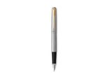 Parker Jotter Penna Stilografica Nero, Oro, Acciaio Inossidabile 1 Pz