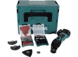 Utensile Multifunzione A Batteria Makita 18V (Senza Batteria, Senza Caricabatterie) + Set Di Accessori Da 40 Pezzi