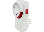 Poly Pool PP1407 Programmatore Timer Giornaliero Spina E Presa 10 A Bianco