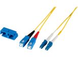 Efb O0360.50 Efb Duplex Jumper LC-SC 9/125, OS2, Lszh, Gelb, 2.0Mm, 50M