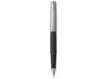 Parker Jotter Penna Stilografica Nero, Acciaio Inossidabile 1 Pz