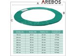 Copertura Del Bordo Del Trampolino Arebos Ø 487 Cm Verde | Resistente Ai Raggi Uv E Impermeabile