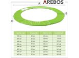 Copertura Del Bordo Del Trampolino Arebos Ø 366 Cm Verde Chiaro | Resistente Ai Raggi Uv E Impermeabile
