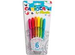 Carioca Fiorella Multi Penna A Sfera 6 Pz