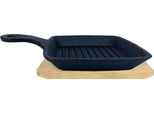 Padella In Ghisa All'grill Con Stile E Sottopentola