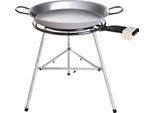Paella World Comfort Line Set 5 Con Bruciatore E Padella Per Paella In Acciaio Ø 60/80 Cm