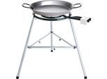Paella World Comfort Line Set 4 Con Bruciatore E Padella Per Paella In Acciaio Ø 50/65 Cm