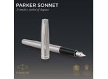 Parker 1931509 Parker FüLler Sonnet Edelstahl F Schwarz