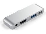 Satechi ST-TCMPHS Replicatore Di Porte E Docking Station Per Laptop Usb 3.2 Gen 1 (3.1 Gen 1) Type-C Argento