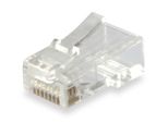 Equip Stecker Cat6 Ungeschirmt RJ45 100Stk Transp.