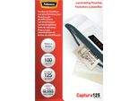 Fellowes Laminating Pouches Capture 125 Micron - 125 Micron - Confezione Da 100 - Lucido - 60 X 90 Mm Pouches Per Laminazione