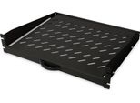 Digitus DN-19TRAY-2-450 Scaffale Digitus 19", 2 U, Estensibile, Nero (Ral 9005)"