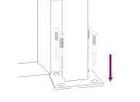 The Living Store Cancello Da Giardino Antracite 105X205 Cm In Acciaio Design Quadrato