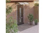 Tettoia Per Porta The Living Store Nera E Trasparente 150X80 Cm In Policarbonato