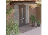 The Living Store Tettoia Per Porta Nera 300X80 Cm In Policarbonato