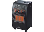 Dcg Eltronic GH09 Stufa Libera Installazione Gpl, Gas Naturale Nero