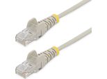Startech.Com Cavo Di Rete Ethernet Snagless CAT6 Da 50Cm - Cavo Patch Antigroviglio Slim RJ45 - Grigio