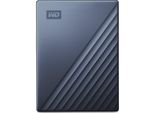 Western Digital My Passport Ultra Disco Rigido Esterno 5 Tb Usb Tipo-C 3.2 Gen 1 Blu