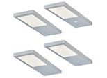 Luce Led Sottopensile Da Cucina 4X4 W, Luce Da Cucina Gamma, Bianco Caldo