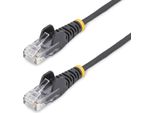 Startech.Com Cavo Di Rete Ethernet Snagless CAT6 Da 3M - Cavo Patch Antigroviglio Slim RJ45 - Nero
