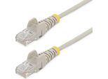 Startech.Com Cavo Di Rete Ethernet Snagless CAT6 Da 3M - Cavo Patch Antigroviglio Slim RJ45 - Grigio