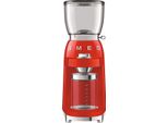 Smeg CGF01RDEU Macina Caffé 150 W Rosso