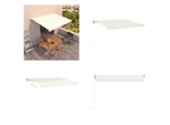 Vidaxl Tenda Da Sole A Scomparsa Automatica 450X350 Cm Crema - Tenda Da Sole - Tenda Da Sole - Tettoia Solare - Tettoie Solari